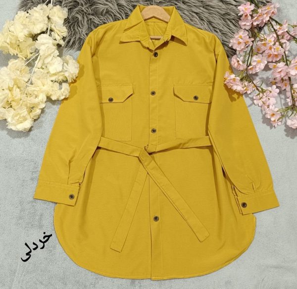 مانتو کمربند دار 287858 - Image 5