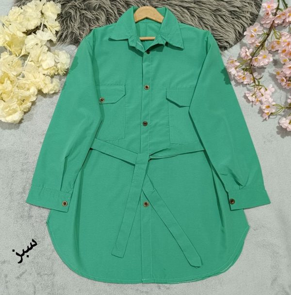 مانتو کمربند دار 287858 - Image 10