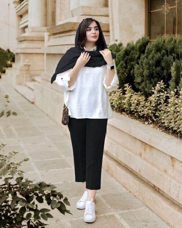 شومیز و شلوار مازراتی شیک و راحت (ویژه بانوان خوش‌پوش) 287723 - Image 3