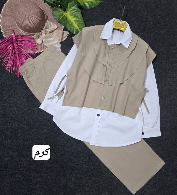 سه تیکه اسپرت  تابستانی زنانه  2100033 - Image 3