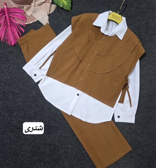 سه تیکه اسپرت  تابستانی زنانه  2100033 - Image 5