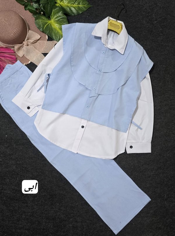 سه تیکه اسپرت  تابستانی زنانه  2100033 - Image 8