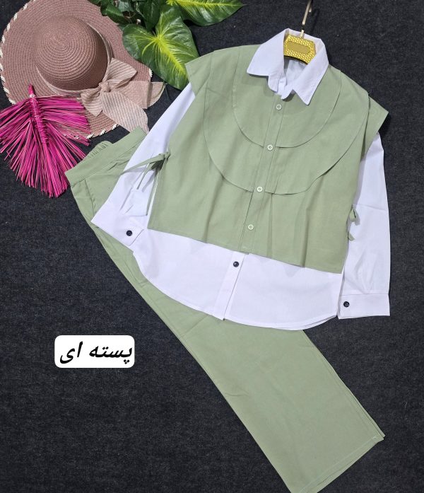 سه تیکه اسپرت  تابستانی زنانه  2100033 - Image 10