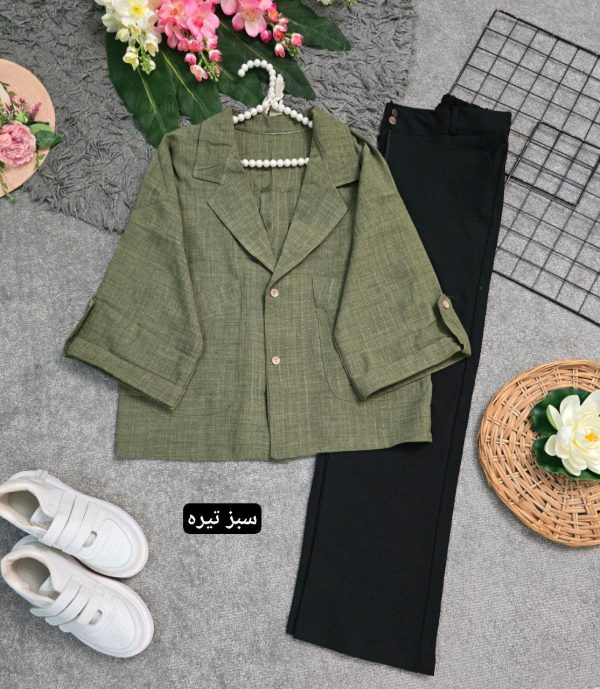 مانتو لنین شیک راحتی 288280 - Image 2