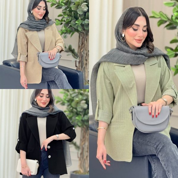 مانتو لنین شیک راحتی 288280 - Image 8