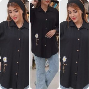 شومیز مشکی بابونه محرم