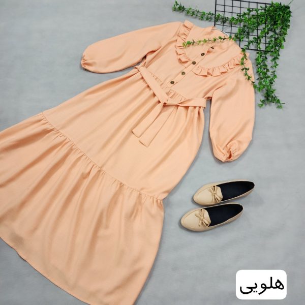 پیراهن عبایی زنانه دخترانه وانیا 44353 - Image 3