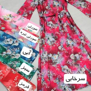 پیراهن زنانه دخترانه طلا کوب گلی 44284