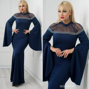 پیراهن ماکسی زنانه دخترانه مجلسی 44331