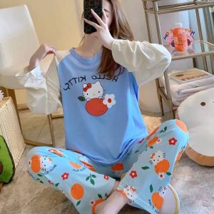 ست بلوز شلوار دخترانه راحتی 44231