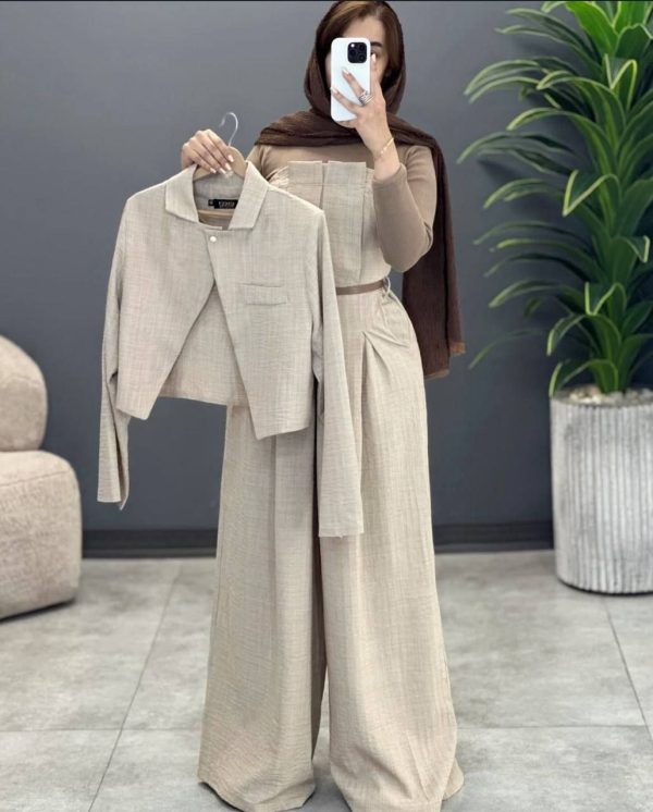 ست اورال زنانه و دخترانه شیک و خاص مدل لونا 44489 - Image 5