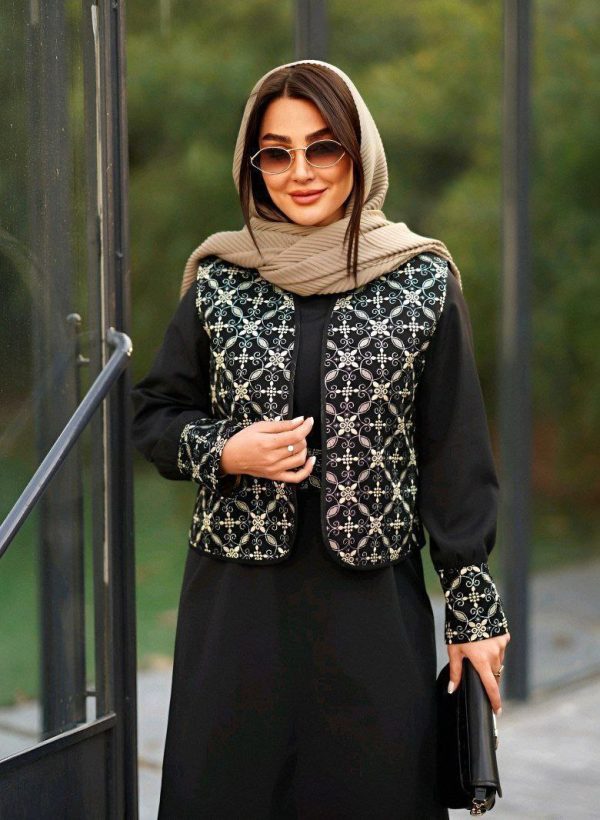 ست سه تیکه زنانه و دخترانه مجلسی و خاص مدل امیلی 44494 - Image 7
