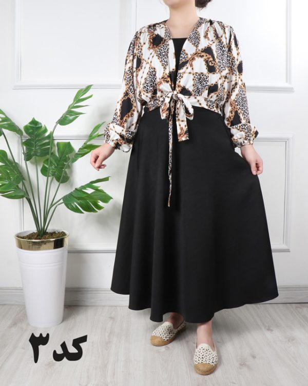 کراپ و دامن نگین 5769 - Image 6