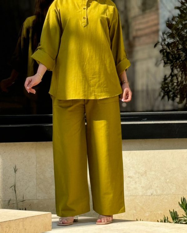 ست بلوز شلوار زنانه دخترانه در رنگ بندی774320 - Image 12