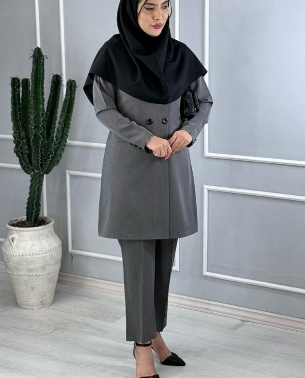 ست اداری زنانه دخترانه نارین 44457 - Image 7