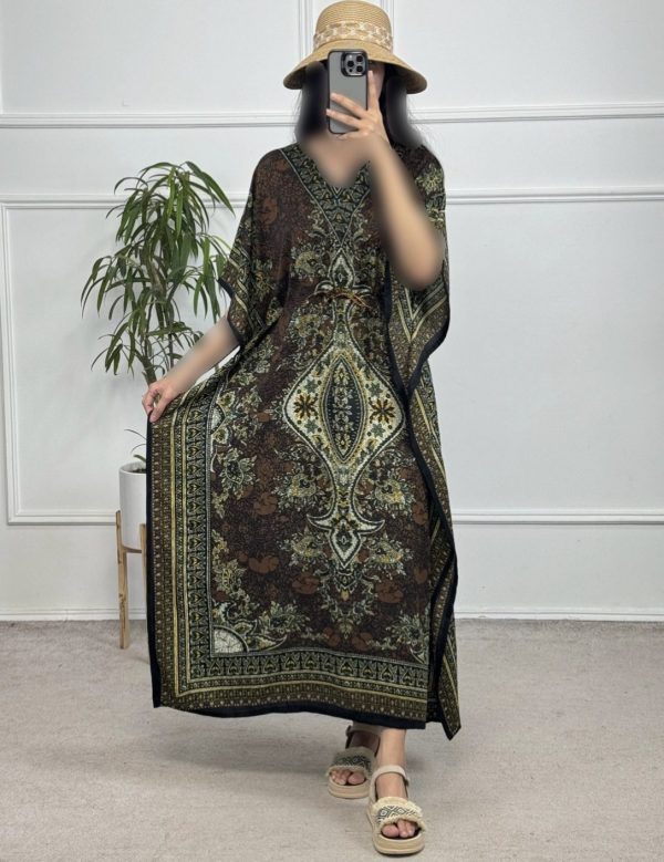 ساحلی پیراهن زنانه پانچ رنگبندی77000 - Image 7