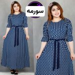 ساحلی زنانه دخترانه نرم و راحت خال خالی