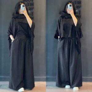 مانتو شلوار زنانه دخترانه کوتاه ترند و خاص تابستانه جنس اعلا789588