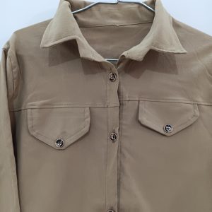 مانتو کوتاه زنانه کتان جدید77428