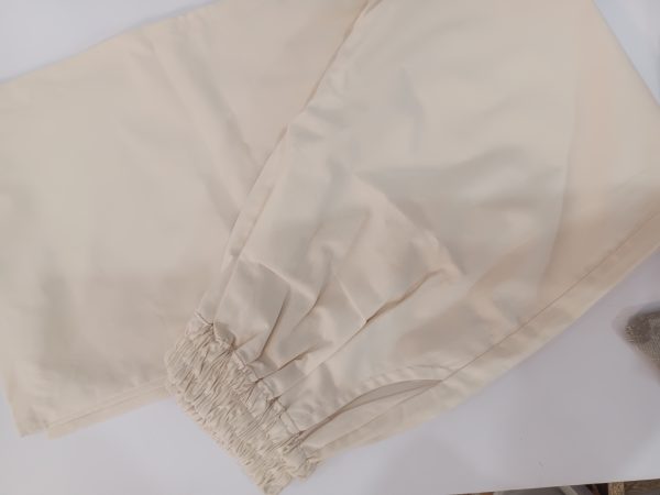 شلوار بگ زنانه و دخترانه رنگ شیری استایل آزاد شیک مناسب همه فصول776543