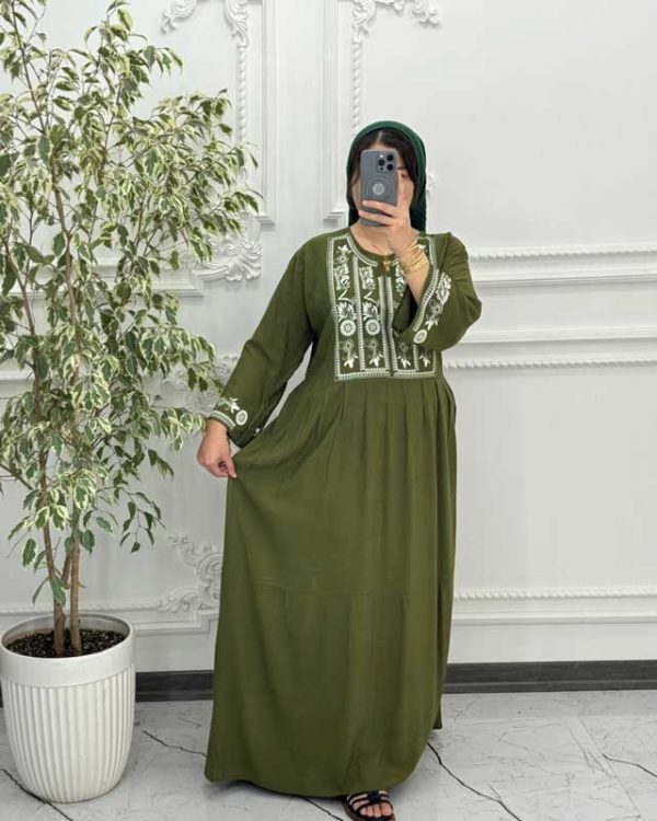 ساحلی پیراهنی زنانه طرح دار کالکشن تابستانی71560 - Image 8