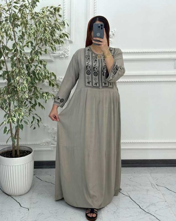 ساحلی پیراهنی زنانه طرح دار کالکشن تابستانی71560 - Image 7