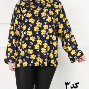 شومیز زنانه طرح دار کوتاه جدید78769
