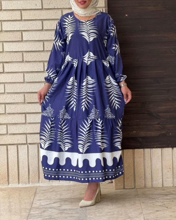ساحلی پیراهن خاص زنانه رنگبندی ضد چروک71570 - Image 2