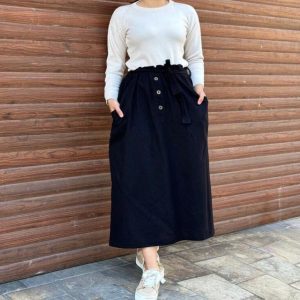 دامن زنانه دخترانه لنین شیک و کاربردی مجلسی