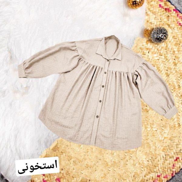 مانتو عروسکی زنانه دخترانه شانتون 436939 - Image 4