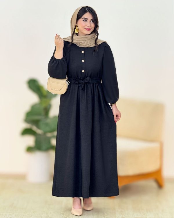 پیراهن مانتویی بلند زنانه دخترانه کالکشن تابستان436944