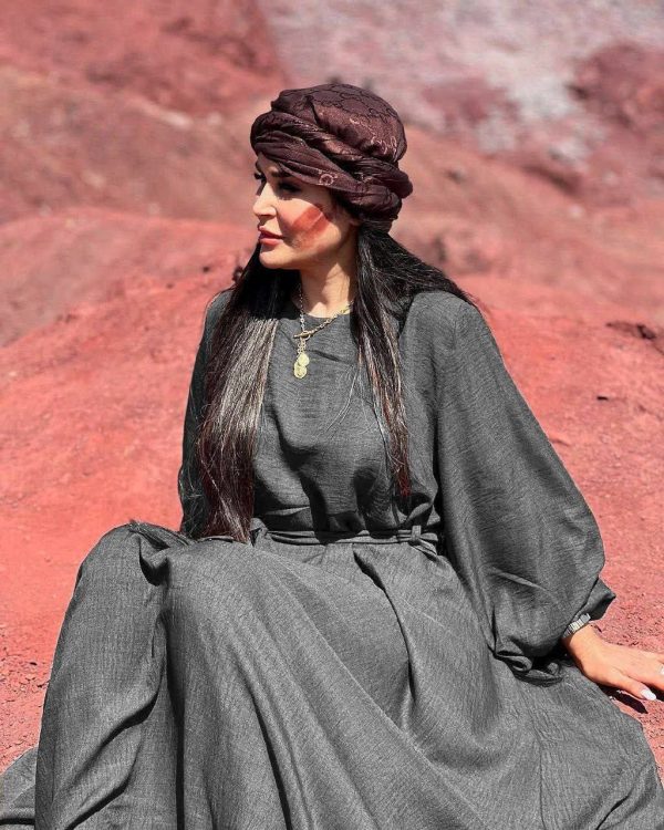 پیراهن ساحلی زنانه دخترانه انا کالکشن تابستان 437001 - Image 4