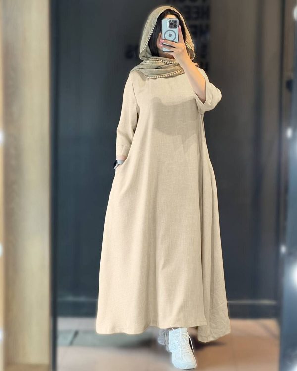 کفتان بلند زنانه دخترانه فوژان کالکشن تابستان 437002 - Image 6