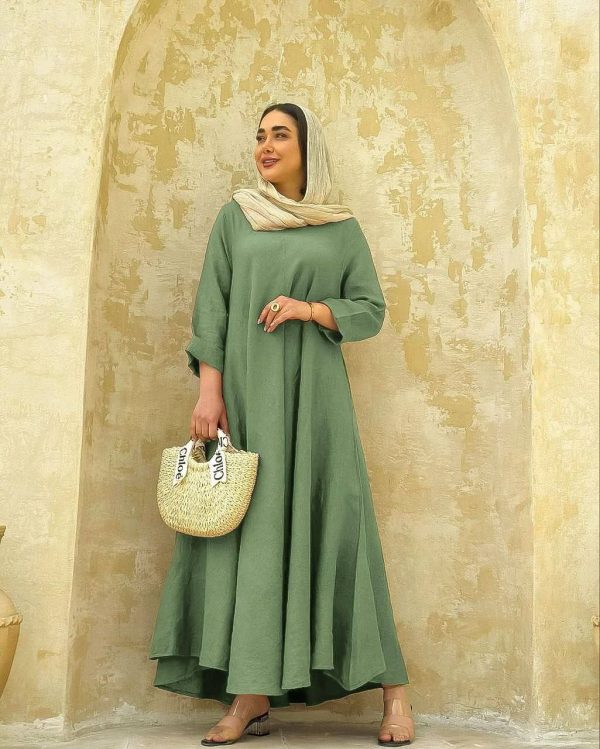 کفتان بلند زنانه دخترانه فوژان کالکشن تابستان 437002 - Image 8