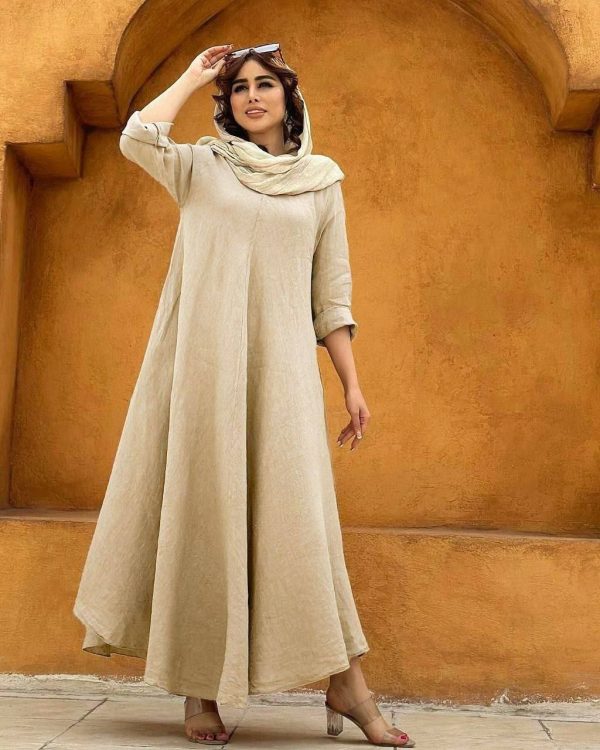 کفتان بلند زنانه دخترانه فوژان کالکشن تابستان 437002 - Image 3