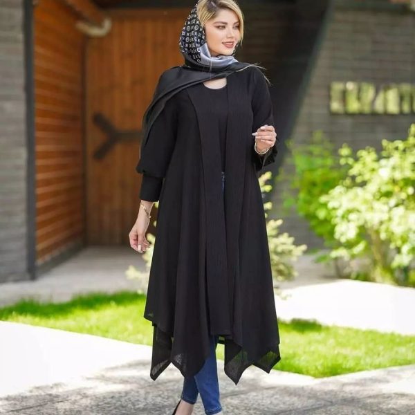 مانتو بلند زنانه دخترانه کالکشن تابستان 437010