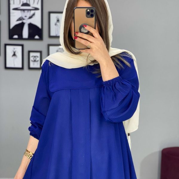 شومیز مانتویی بلند زنانه دخترانه سپیده 437013 - Image 4