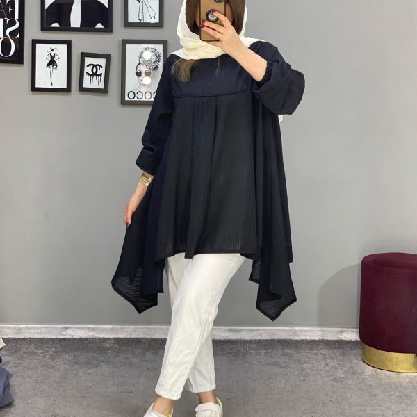 شومیز مانتویی بلند زنانه دخترانه سپیده 437013