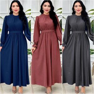 پیراهن بلند زنانه دخترانه ایران بانو کالکشن تابستان 437050