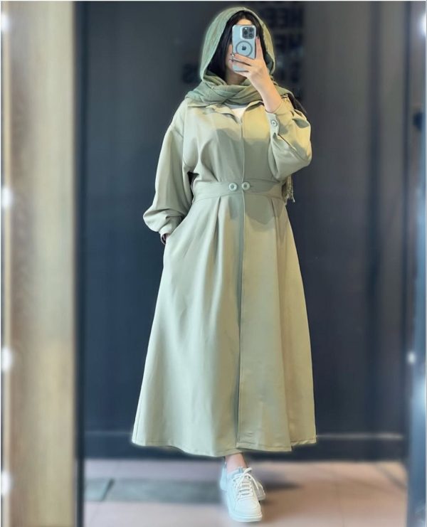 مانتو بلند زنانه دخترانه شیک کالکشن تابستان 437067 - Image 6