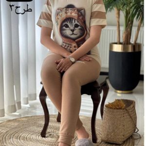 ست تیشرت و شلوار زنانه و دخترانه راحتی