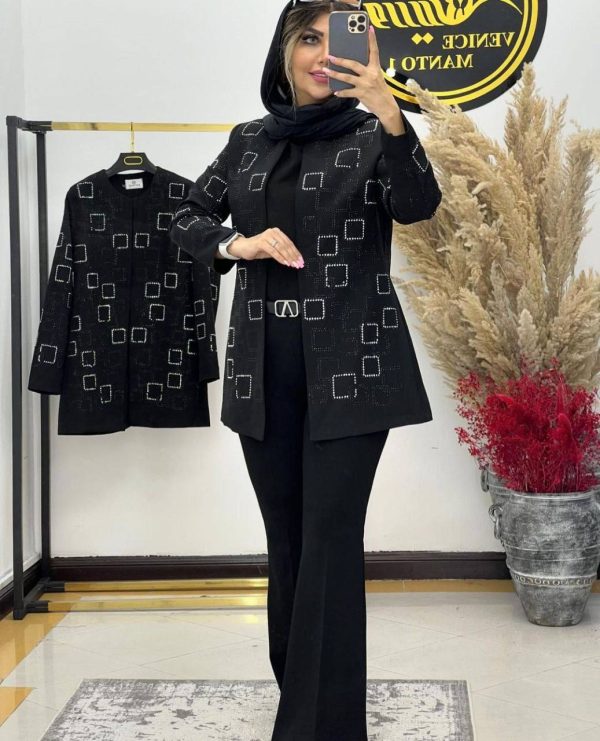 مانتو کتی زنانه دخترانه مجلسی شیک 4100136
