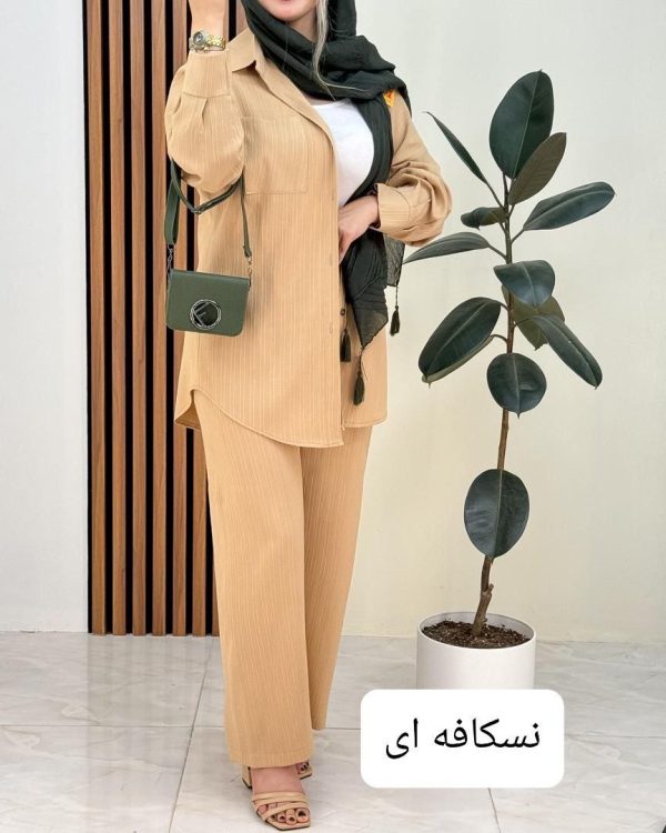 شومیز شلوار زنانه دخترانه کالکشن تابستان 4100212 - Image 12
