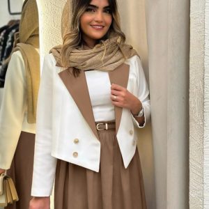 ست کت و دامن زنانه و دخترانه مجلسی