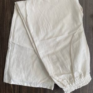 شلوار بگ زنانه و دخترانه رنگ شیری استایل آزاد شیک مناسب همه فصول 773489