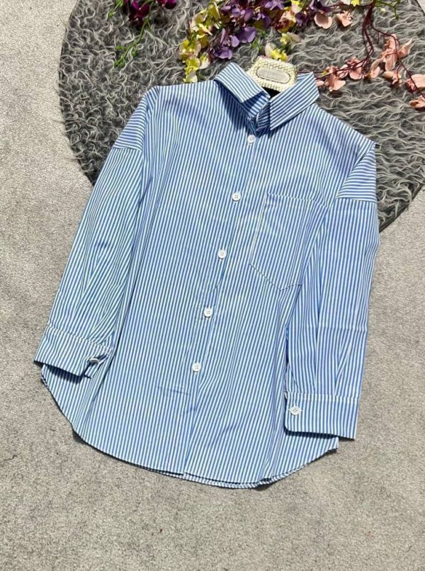شومیز دخترانه و زنانه راه راه کالکشن تابستانه 8100534 - Image 3