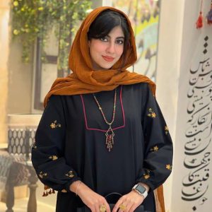 پیراهن زنانه و دخترانه آستین گلدوزی شیک