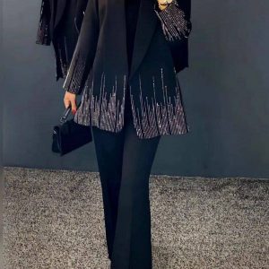 کت زنانه و دخترانه نگین کار شده بسیار شیک3100072