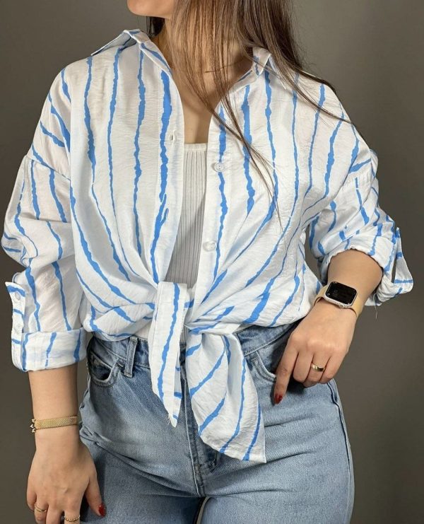 شومیز زنانه و دخترانه گره ای ترند