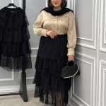 دامن گیپور طبقه ای زنانه و دخترانه ترند